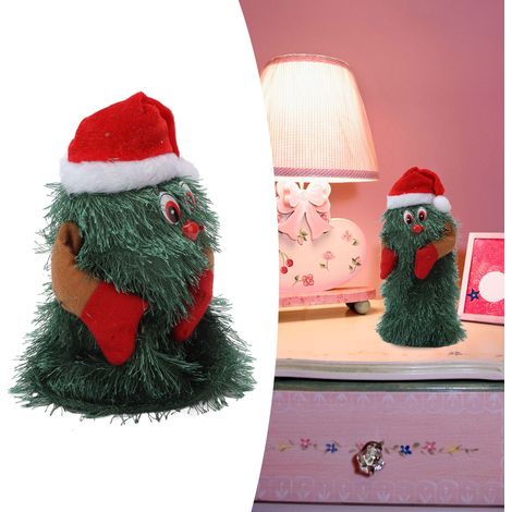 Musikalischer, drehbarer Weihnachtsbaum, Weihnachtsdekoration, Weihnachtsgeschenk, Plüschtier, mittlere Größe (1/5)