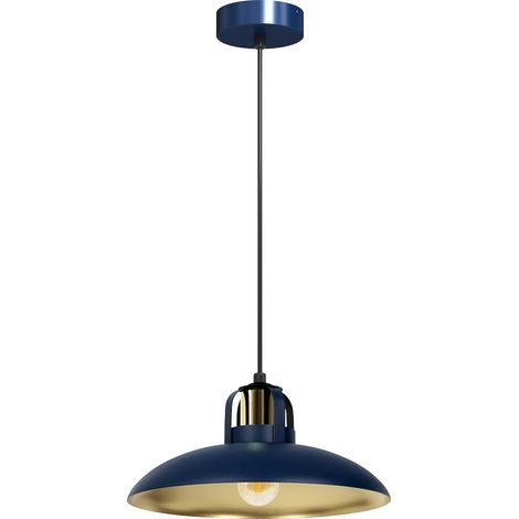 Suspension Felix 1 E27 bleu marine milagro MLP7714 (1/5)