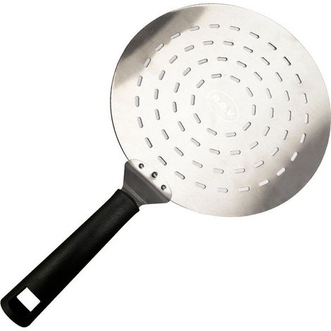 R.G.V. Pala per Pizza Acciaio Diametro 30 cm Per Forno Pizza Vulcano-Rotonda