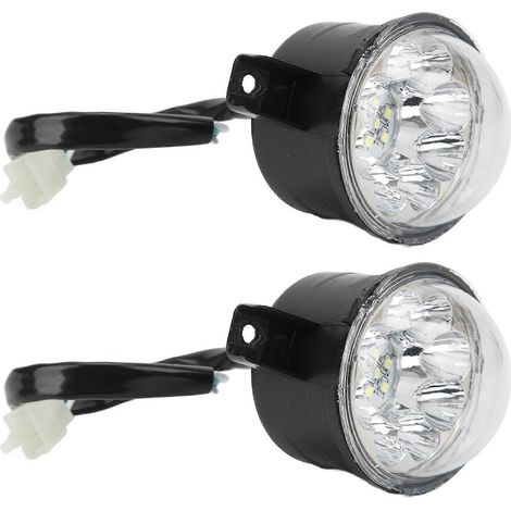 Phare avant 12 V à 14 LED avec boucle à 3 fils pour quad 50 cc, 70 cc, 90 cc, 110 cc et 125 cc (1/5)