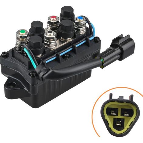 Relais de moteur hors-bord Yamaha 61A-81590-00, relais de levage et d'inclinaison hydraulique pour moteurs hors-bord, accessoires pour relais de levage et d'inclinaison hydraulique pour moteur hors-bo (1/5)