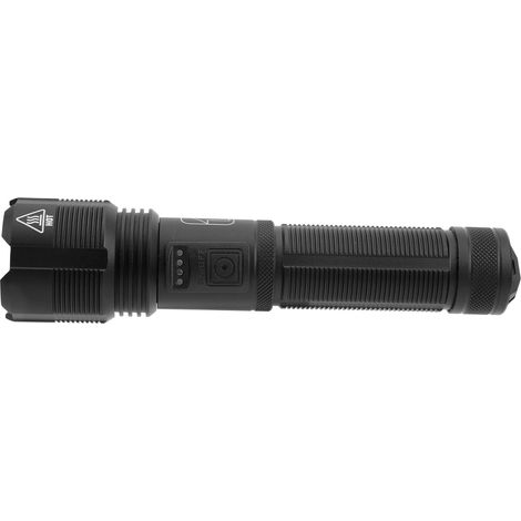Taschenlampe mit Zoomfunktion, elektrischer Anzeige, USB-Aufladung, starker Helligkeit, P70 (1/5)