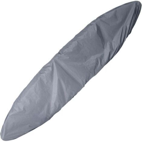 Housse pour canoë de 3,6 à 4 mètres, imperméable, anti-poussière, résistante aux UV, durable, argentée. (1/4)