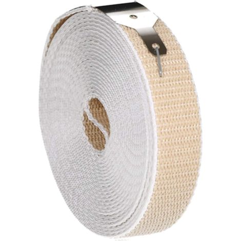 Kit de réparation pour sangle de volet roulant, sans ouvrir le coffre de volet roulant, Longueur 4,3 m, Largeur 23 mm, Système Maxi, Beige (1/5)