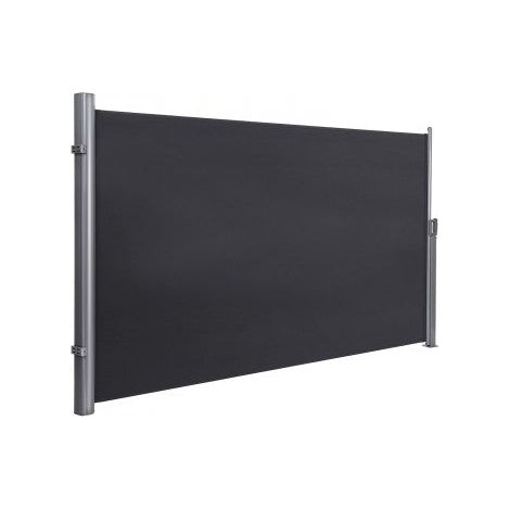 Toldo lateral para balcón terraza visillo parasol 180 x 350 gris oscuro 120000981 (1/5)
