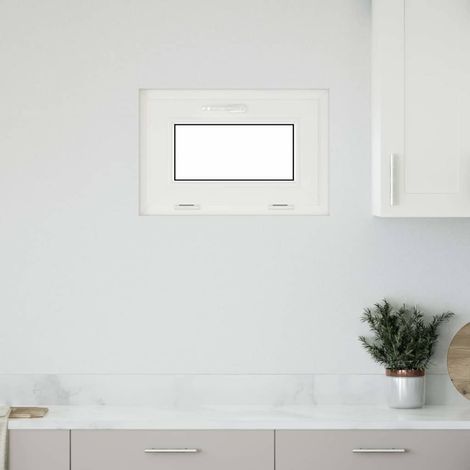Ventana de sótano "RISOR" 60x40 cm oscilobatiente 2 cristales vidaXL