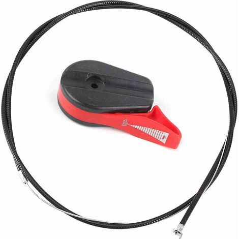 Motobineuse Levier 59'' Kit de Remplacement de Commande de Commutateur de Câble d'accélérateur pour Tondeuses à Gazon de Jardin - Interrupteur Universel avec Câble d'accélérateur (1/5)