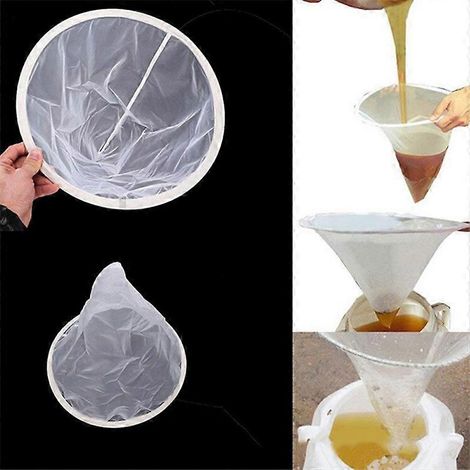 Filtre à miel Lucky Farm de 13,78 pouces (2 pièces) - Filtre à tamis pour aliments - Outil d'extraction pour rucher (1/5)