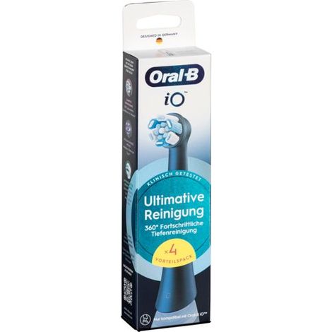 Oral-B iO Aufsteckbürsten Ultimative Reinigung Black 4er