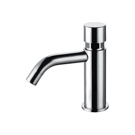 RUBINETTO TEMPORIZZATO TIME CANNA TONDA PER LAVABO- HYDRA- pezzi 1 (1/2)