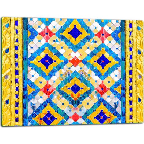 Tagliere della lastra di vetro 52x40 mosaico (1/5)