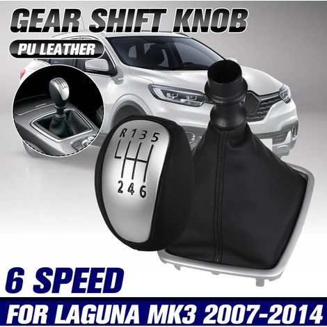 Pomo de palanca de cambios de 6 velocidades para Renault Laguna Mk3 2007-2014 (1/5)