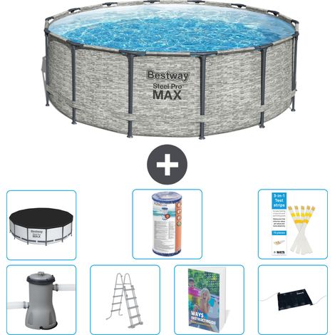 Bestway Steel Pro MAX Rund - 427x122 cm - 8-teilig S619