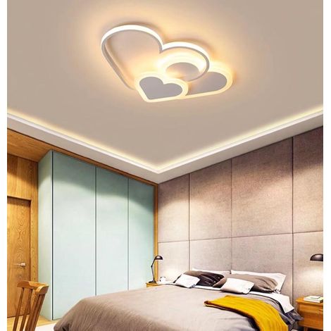 30W Warm White LED Heart Ceiling Light for Children's Room, Baby's Bedroom Ceiling Light (1/3)