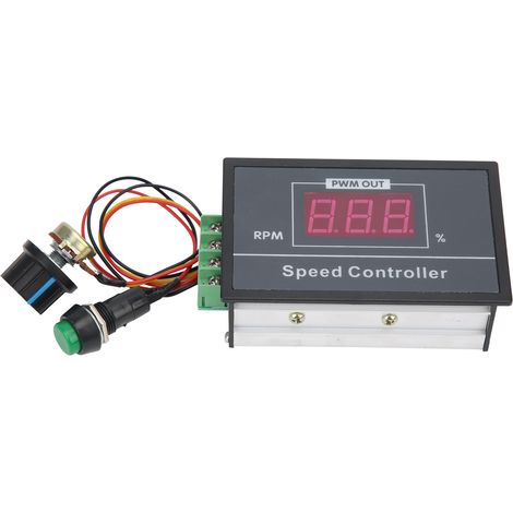 Régulateur de vitesse PWM pour moteur CC 6V 12V 24V 48V, contrôleur de vitesse à variation continue (1/5)