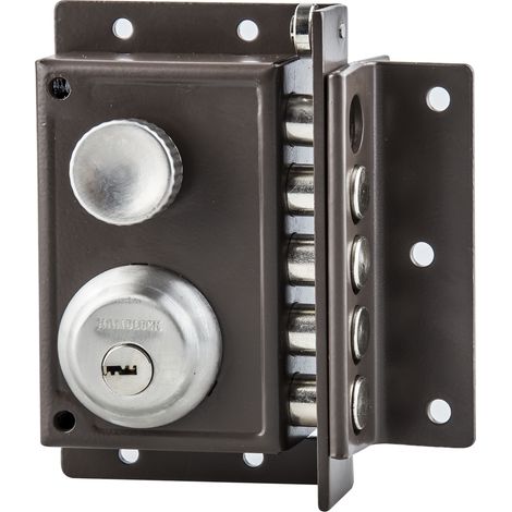 CERRADURA SOBREPONER SEGURIDAD HANDLOCK DERECHA