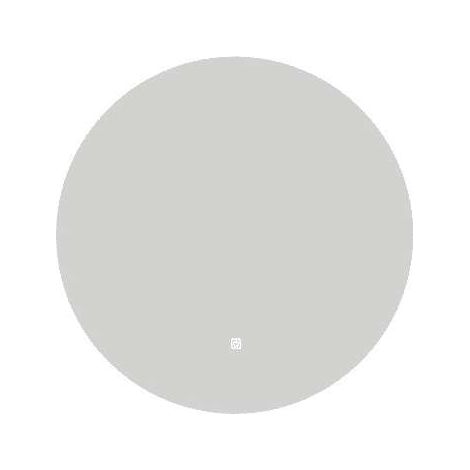 Specchio bagno rotondo con illuminazione LED touch 80 cm