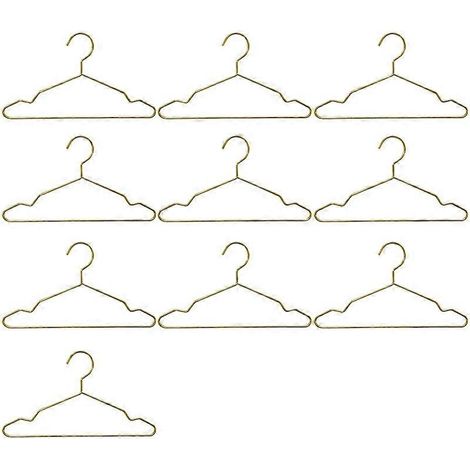Lot de 10 cintres décoratifs et résistants pour vêtements de chats et chiens (25 cm). (1/5)