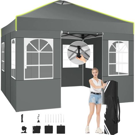 Abri de jardin pliant, Imperméable, Protection UV (1/2)