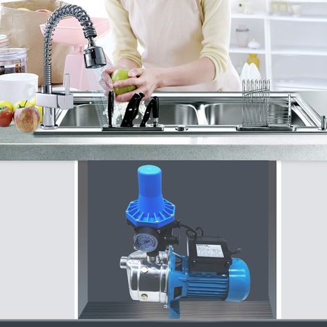 1100W Universal Kreiselpumpe Druckschalter Gartenpumpe Hauswasserautomat 3600L/h (1/4)