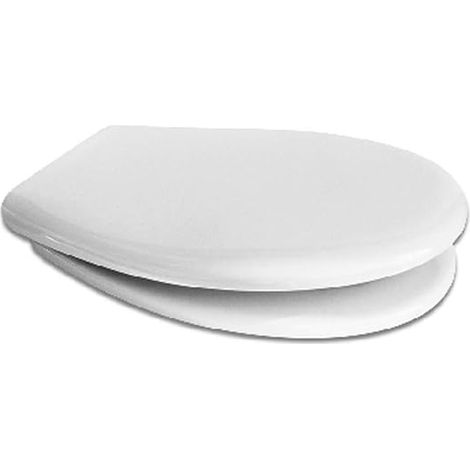 Copriwater Coprivaso Sedile WC TERMOINDURENTE MOD D031 Doppia Cerniera Bianco