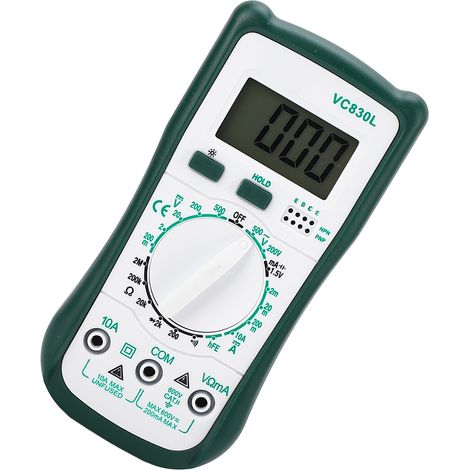 Multimètre portable numérique pour mesurer tension, courant, résistance et test de diode (1/5)
