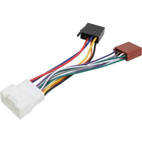 Faisceau de câbles ISO mâle pour autoradio, connecteur de remplacement compatible Mitsubishi Outlander, kit de raccordement audio (1/5)