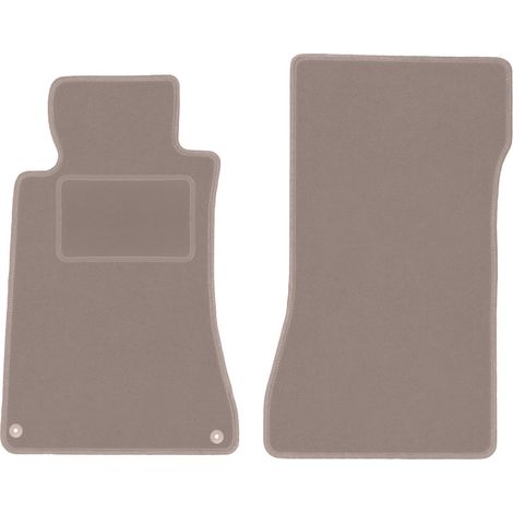 Alfombrillas delanteras beige para Mercedes CLK W209 coupé (1997-2009) (1/5)
