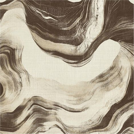 Bayda Abstract Wallpaper Brown Textured Paint Effect Paste The Wall Vinyl (1/4)