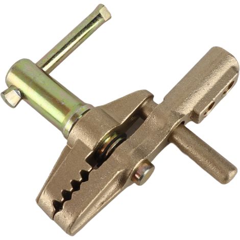 Clip de câble de terre en laiton robuste 600 A pour soudage, destiné aux outils de soudage (entièrement en laiton) (1/5)