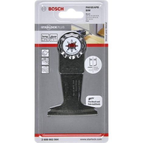 Bosch Starlock Plus PAII 65 hoja sierra de inmersión plateada
