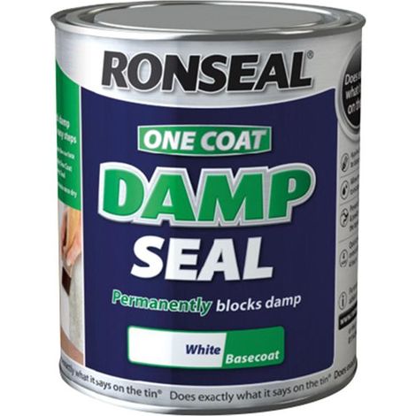 Ronseal 36958 One Coat Damp Seal White 2.5 litre RSLOCDSW25L (1/3)