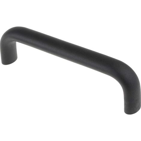 Poignée en Aluminium RS PRO, entraxe 192mm, 209mm x 57 mm x 26mm, filetage M8 Fixations invisibles ( Prix pour Paquet de 2 )
