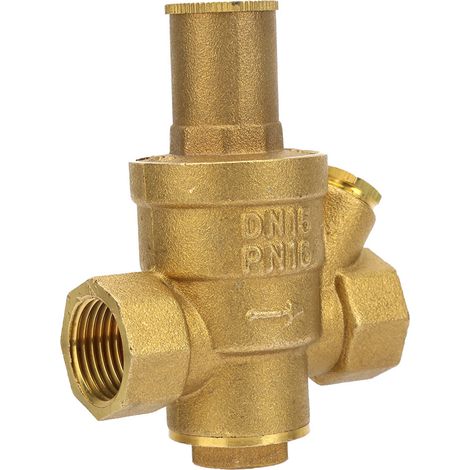 vanne de régulation de pression d'eau réglable en laiton, filetage DN15 1/2" (1/5)