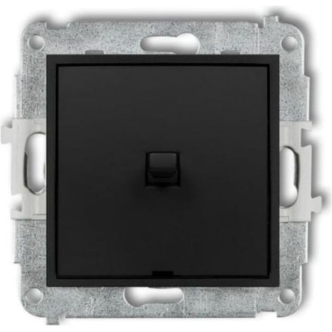 Mini connecteur simple style américain noir mat 12MWPUS-1