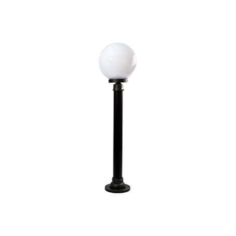 Farola AMBIENTE pequeño IP44 1xE27 Al.100xD.25cm Negro/Blanco (1/3)