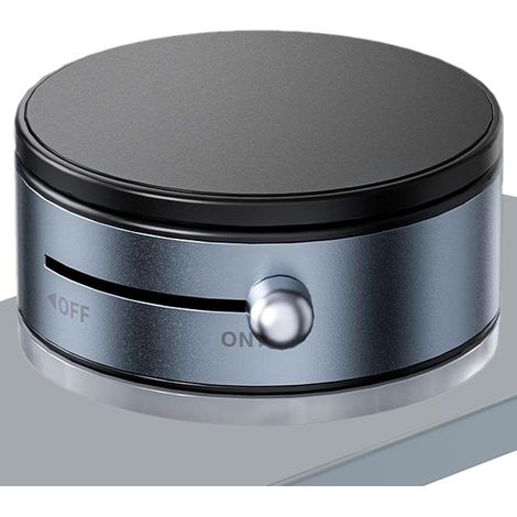 Support magnétique générique pour téléphone de voiture - Support de tableau de bord pour smartphone à ventouse rotative à 360° pour voitures et camions (gris) (1/5)