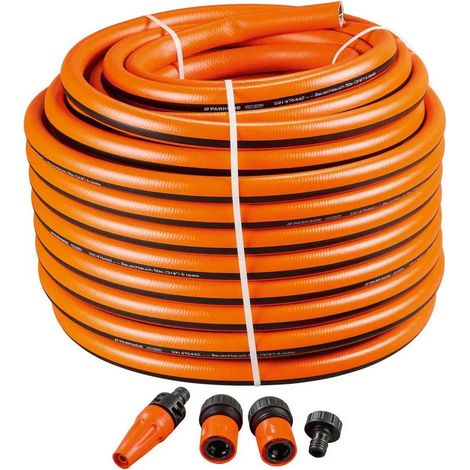 Bauschlauch / Gartenschlauch 50 m 19mm (¾") mit Anschlüssen, 6-lagig (1/5)
