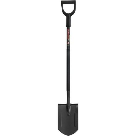 Pelle Pointue - Manche Métallique - Tête Acier 43 HRC - Longueur Totale 1240 mm - Pour Jardinage Et Agriculture