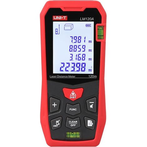Unidad LM-120A Medidor láser con alcance de 120 m (1/5)