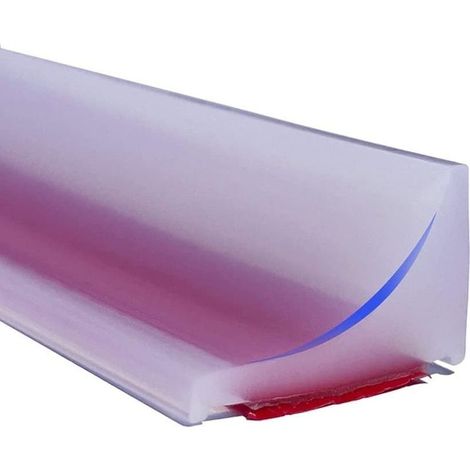 100cm Transparent Barrier de Douche-Anti DéBordement pour Douche à L'Italienne Silicone Auto-AdhéSif Barrages de Seuil Douche Barrière Douche et SystèMe RéTention pour Sol de Salle de (1/5)