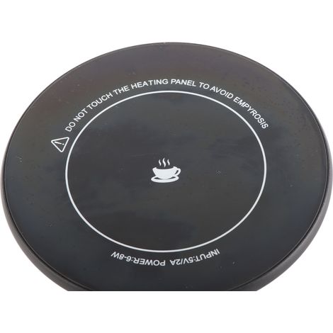 Chauffe-mug USB pour maintenir café et thé au chaud, tapis chauffant de bureau