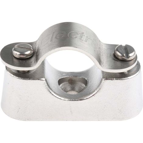 Clip serre-câbles à visser, Ø max 20mm en inox ( Prix pour Paquet de 4 ) (1/3)