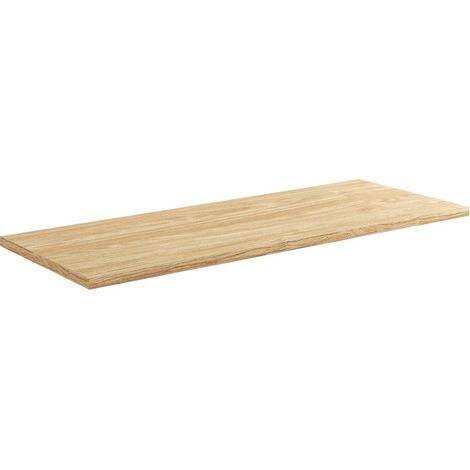 Plateau meuble sous vasque en bois - L 120 cm x l 46 cm - Wavy - Livraison gratuite