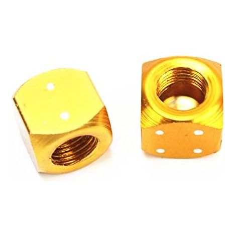 AIDUCHO Lot De 2 Bouchons De Valve De Pneu En Métal Or (1/5)