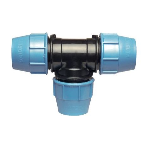 TEE A COMPRESSIONE PN16 UNIDELTA - MM 50X50X50