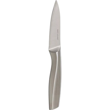 Silbernes Edelstahlmesser zum Schneiden und Schälen von Früchten (1/4)