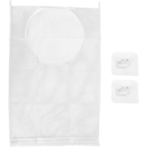 Sac de rangement mural épaissi pour linge et jouets, filet salle de bain sans grille (1/5)
