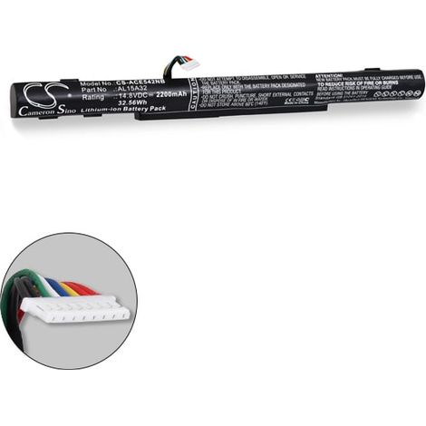 NX - Batterie ordinateur portable compatible Acer 14.8V 2200mAh - KT.004B3.025A (1/3)