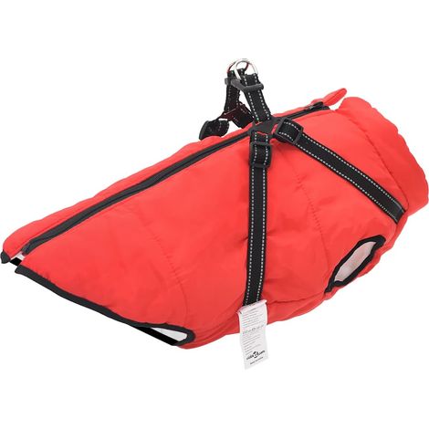 vidaXL Manteau pour chiens avec harnais imperméable réfléchissant L48 (1/5)